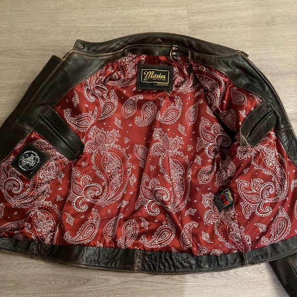 Masters Full Grain Leather bomber jacket - Picture 3 of 6